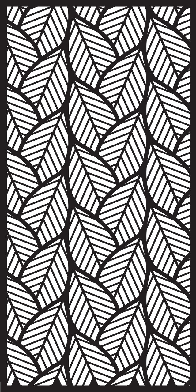 Creative Expressions Linear Leaves DL Stencil 4 in x 8 in (10.0 x 20.3 cm)